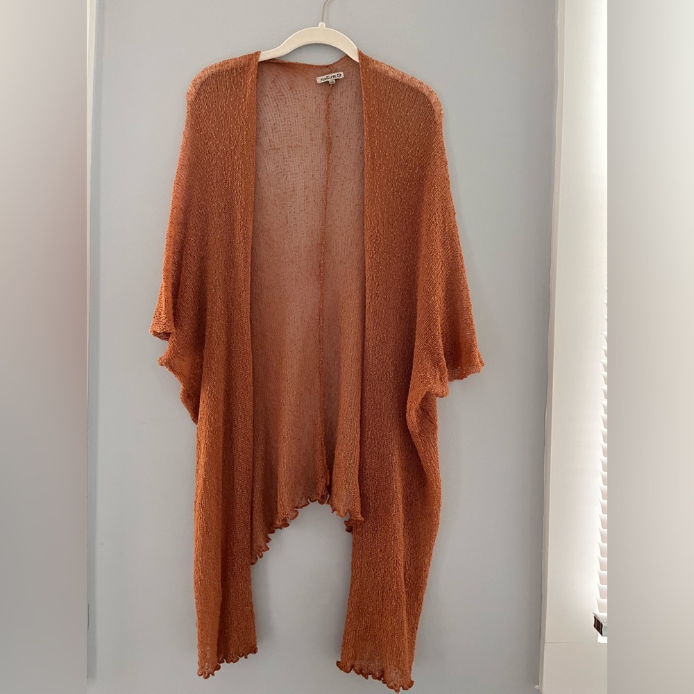 Orange cover up, perfect for summer!